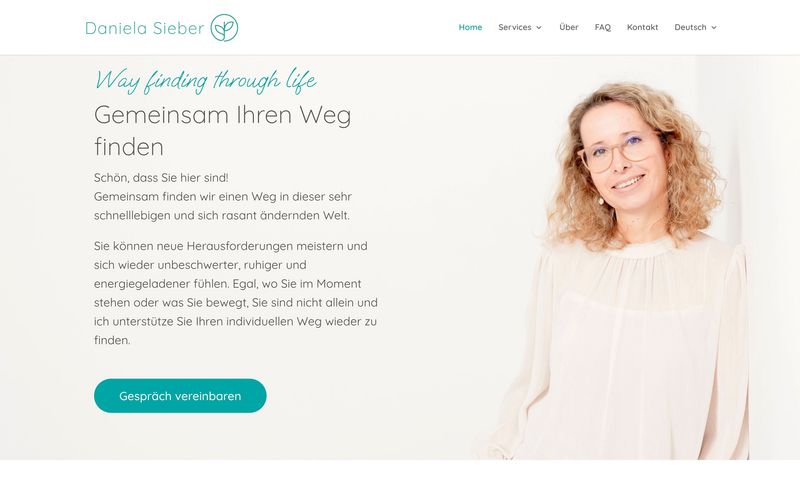 Website für Daniela Sieber Beratung