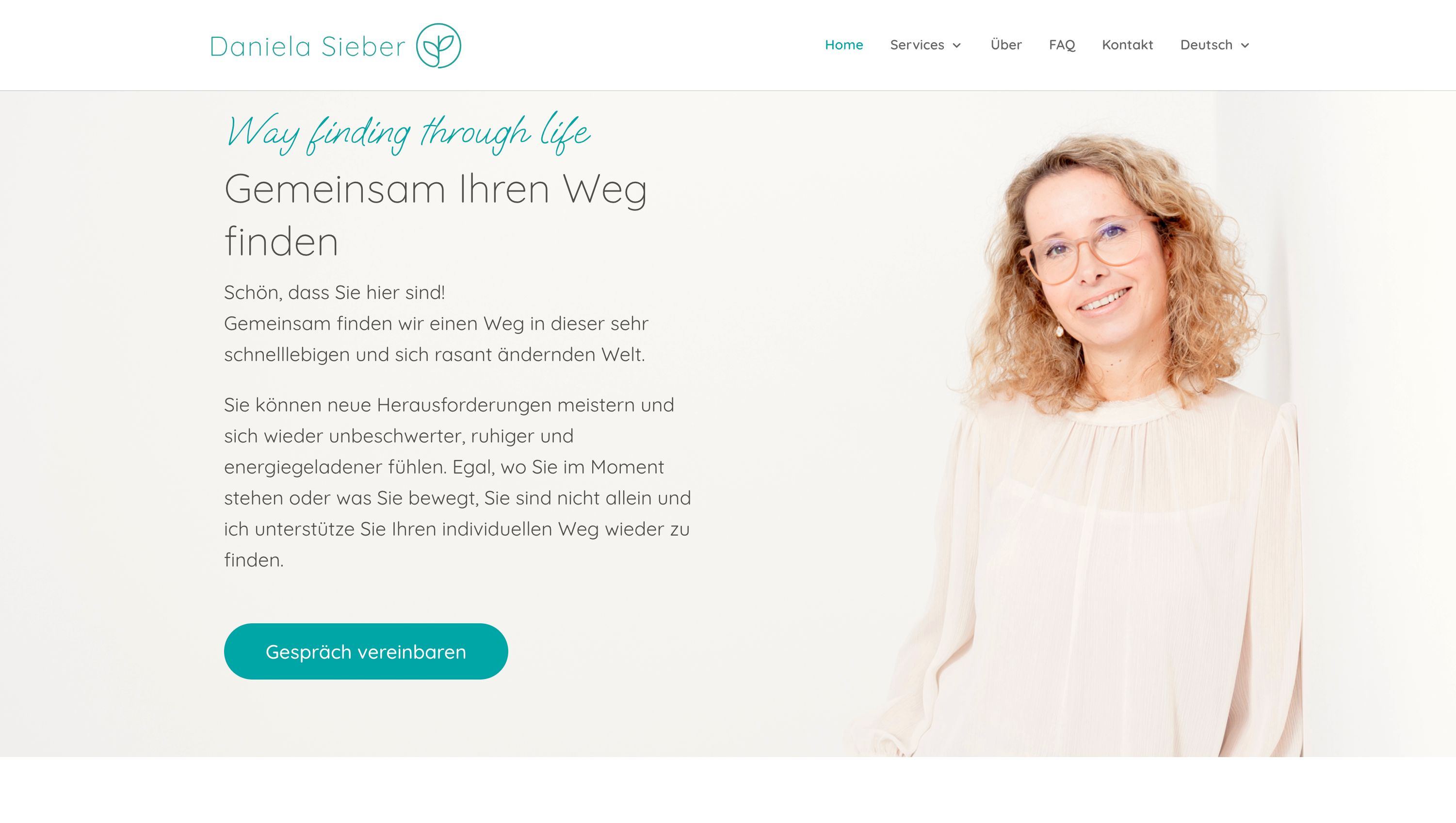 Website für Daniela Sieber Beratung